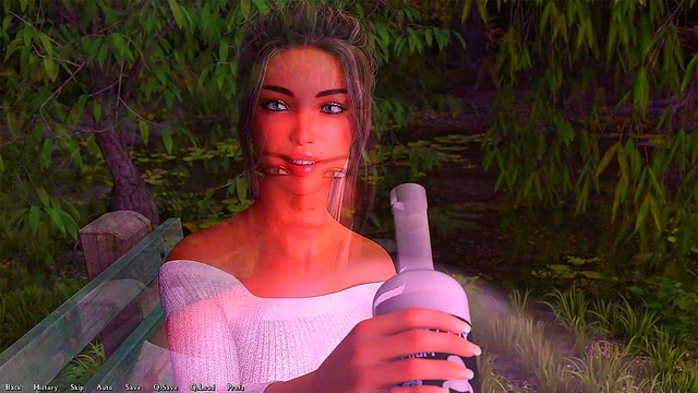 Cute BustyBrunette Craves Huge Cock In 3D Hentai Game Adventure