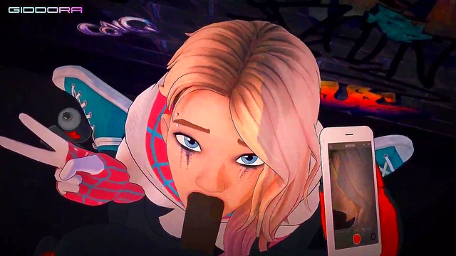 Horny Anime Chick Dances to Fiery Music Video Melodies