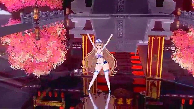 Anchorage Dances Seductively in 3D Anime Kancolle Fantasy