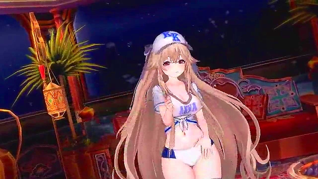 Anchorage Dances Seductively in 3D Anime Kancolle Fantasy