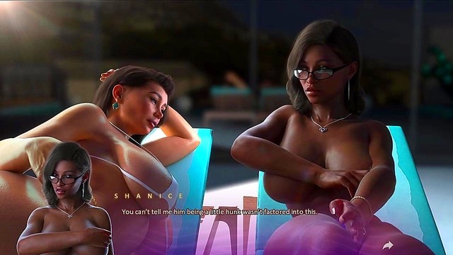 Boss Wife Tempts in LINGERIE for steamy 3D Anime FUN!