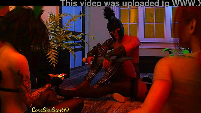 Horny Cheating Girlfriend Seduces in 3D Anime Visual Novel Adventure