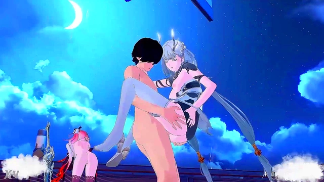 Yae Miko Rides Cock in Cowgirl Position for Hot Genshin Impact Hentai Action