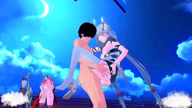 Yae Miko Rides Cock in Cowgirl Position for Hot Genshin Impact Hentai Action