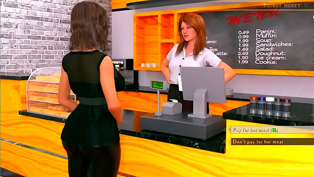 3D Hentai Anime Visual Novel – Being a Dick - Intense Gameplay Session