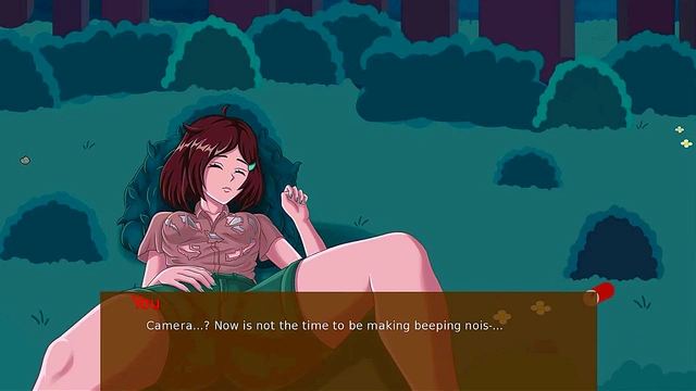 Hot 3D Anime Girls Seduce in Camp Mourning Wood for Steamy Visual Novel Action
