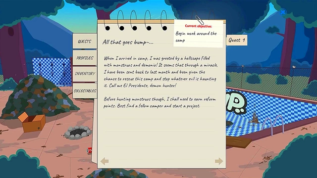 Hot 3D Anime Girls Seduce in Camp Mourning Wood for Steamy Visual Novel Action