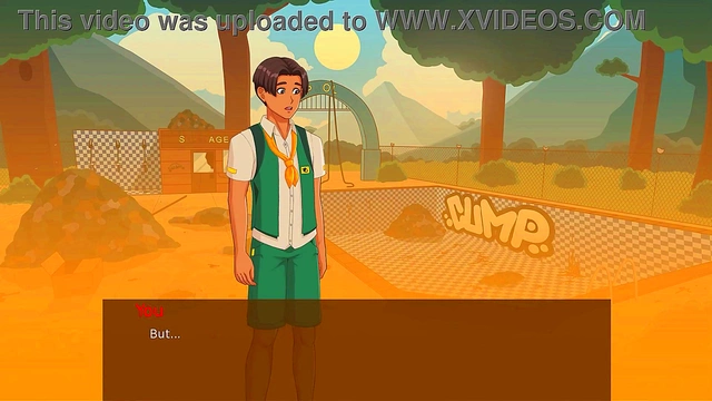 Hot 3D Anime Girls Seduce in Camp Mourning Wood for Steamy Visual Novel Action