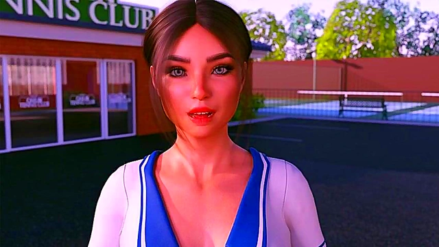 Jill the Tennis Star Fucks Hard in 3D Hentai Anime Adventure