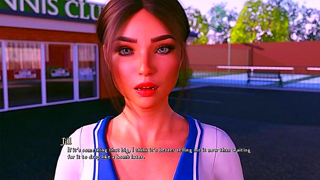 Jill the Tennis Star Fucks Hard in 3D Hentai Anime Adventure