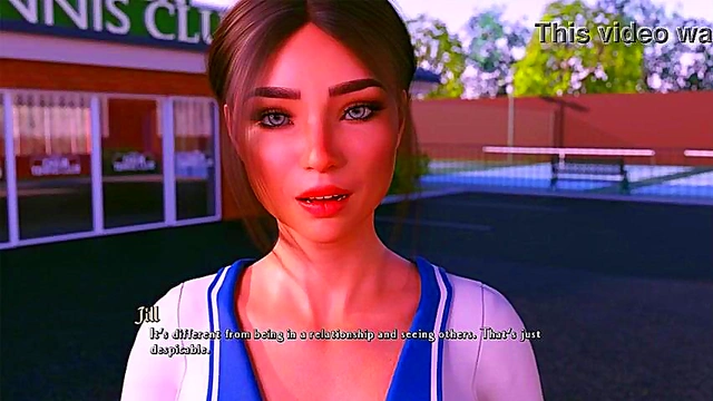 Jill the Tennis Star Fucks Hard in 3D Hentai Anime Adventure