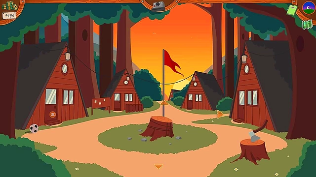 Horny 3D Anime Chick Seduces in Camp Mourning Wood for Juicy Sex Fantasies