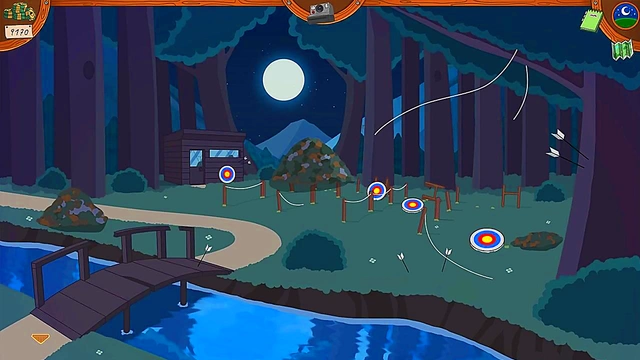 Horny 3D Anime Chick Seduces in Camp Mourning Wood for Juicy Sex Fantasies