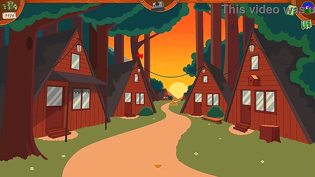 Horny 3D Anime Chick Seduces in Camp Mourning Wood for Juicy Sex Fantasies