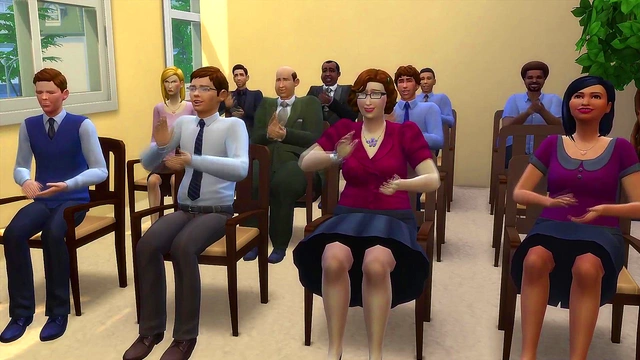 Horny Boss Shares Explicit HentaiPorn With Big-Titted Sims 4 Cartoon Crew