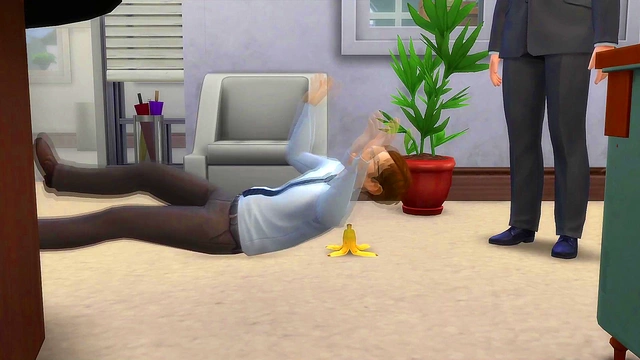 Horny Boss Shares Explicit HentaiPorn With Big-Titted Sims 4 Cartoon Crew