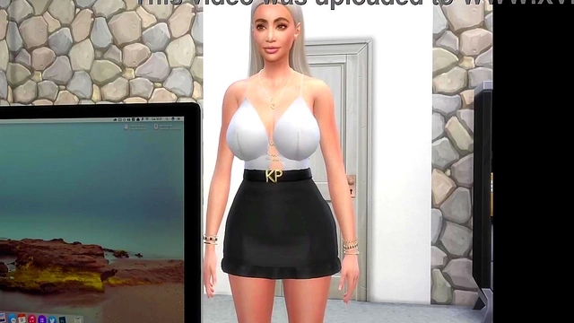 Horny Boss Shares Explicit HentaiPorn With Big-Titted Sims 4 Cartoon Crew