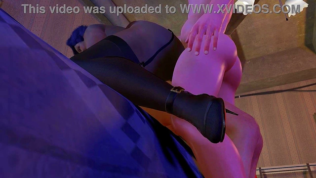 Sexy 3D MILF With Big Curves Gets Intense Double Penetration Action