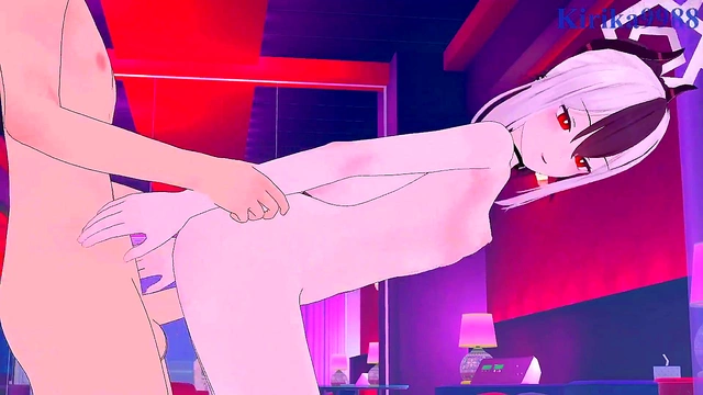 Intense 3D Hentai Sex – Kyouyama Kazusa & Onikata Kayoko Enjoy Big Boob Ecstasy Creampie