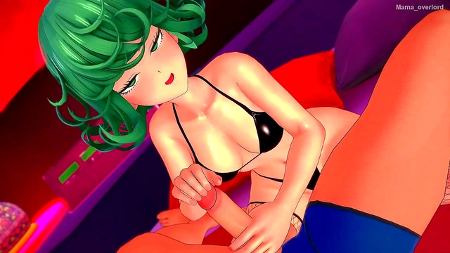 Tatsumaki’s Bikini Fun – Fishnets & Shaved Pussy Action in Love Hotel