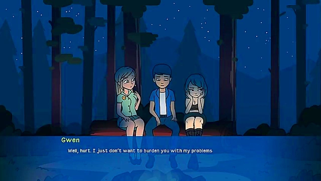 Sexy Quarrel at Camp Pinewood – Gwen’s 3D Anime Seduction Continues