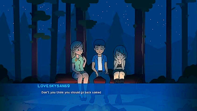 Sexy Quarrel at Camp Pinewood – Gwen’s 3D Anime Seduction Continues