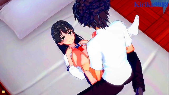 Intense 3D Anime Sex – Ruiko Saten, Misaki Shokuhou, and Toma Kamijo CreamPie Action