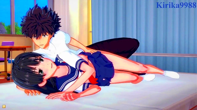 Intense 3D Anime Sex – Ruiko Saten, Misaki Shokuhou, and Toma Kamijo CreamPie Action