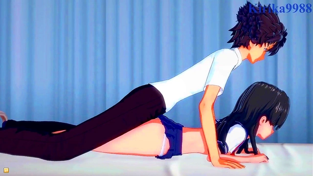 Intense 3D Anime Sex – Ruiko Saten, Misaki Shokuhou, and Toma Kamijo CreamPie Action