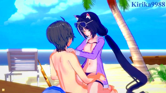 Intense 3D Hentai Sex – Pecorine, Karyl, and Yuuki’s Ecchi Adventure