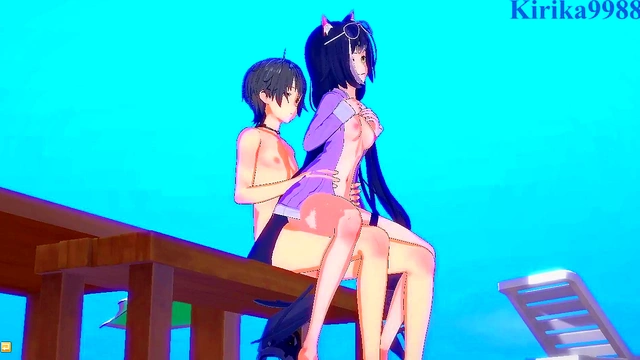 Intense 3D Hentai Sex – Pecorine, Karyl, and Yuuki’s Ecchi Adventure