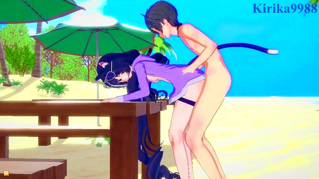 Intense 3D Hentai Sex – Pecorine, Karyl, and Yuuki’s Ecchi Adventure