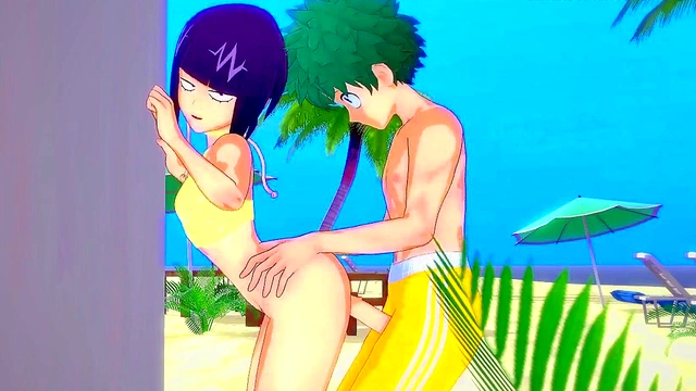 My Hero Academia – Momo, Kyoka & Izuku’s Intense 3D Anime Sex Adventure