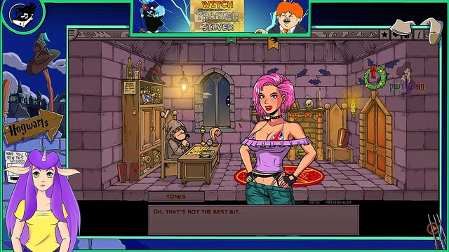 Sexy Anime Witch Trains Her Hot Asian Body For Horny Vtuber Action