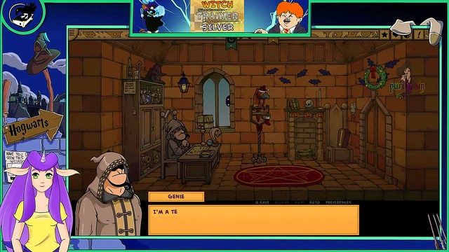 Sexy Anime Witch Trains Her Hot Asian Body For Horny Vtuber Action