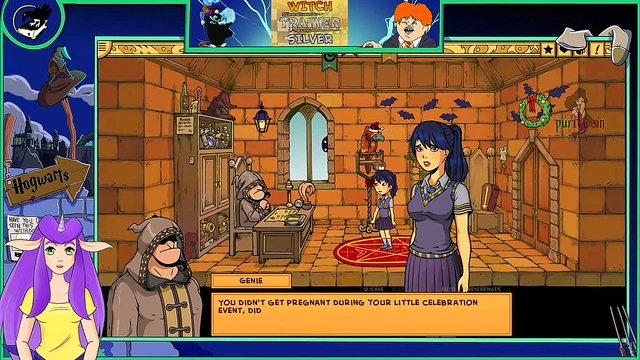 Sexy Anime Witch Trains Her Hot Asian Body For Horny Vtuber Action