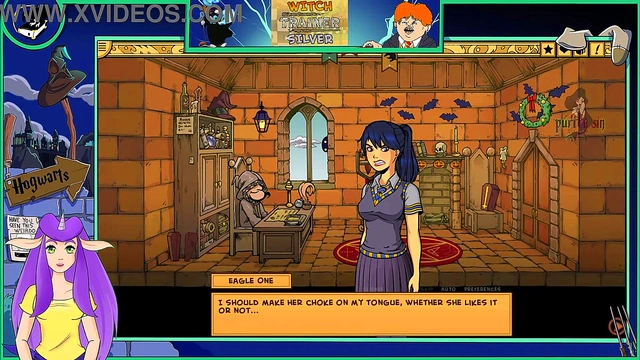 Sexy Anime Witch Trains Her Hot Asian Body For Horny Vtuber Action