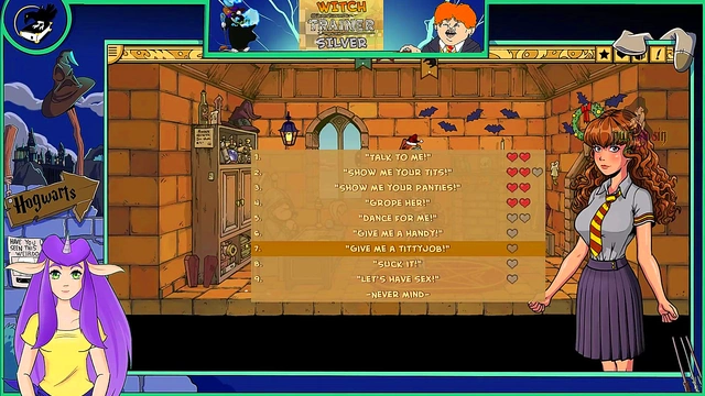 Sexy Anime Witch Trains Her Hot Asian Body For Horny Vtuber Action