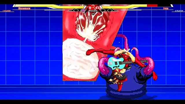 Kuromaru Fucks I-NO Hard in Anime Battle for Explosive Hentai Orgasm