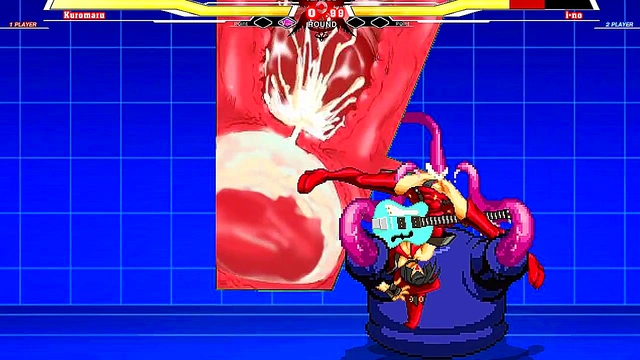 Kuromaru Fucks I-NO Hard in Anime Battle for Explosive Hentai Orgasm