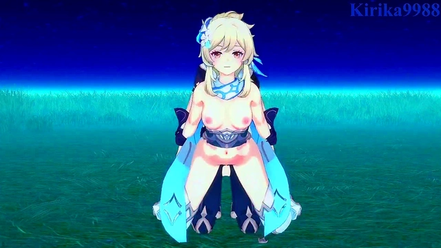Intense 3D Hentai Sex With Lumine, Jean, and Aether From Genshin Impact