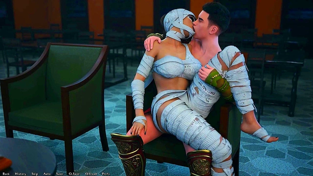 Milf Makes Out With Me In The Library For A Steamy 3D Hentai Session
