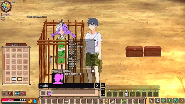 Hentai Survival Game – Build Cage, Win Favor, Enjoy Wall-Ass Fun With Sexy Girl