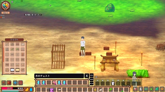 Hentai Survival Game – Build Cage, Win Favor, Enjoy Wall-Ass Fun With Sexy Girl