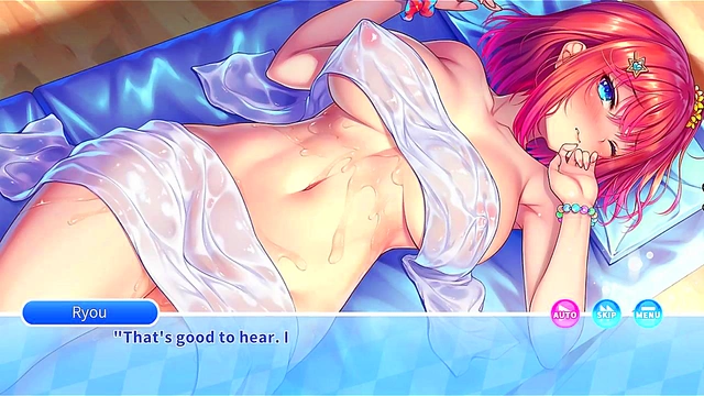 Big-Busted Anime Girl Gets Heated Massage Before Intense Hentai Sex Scene