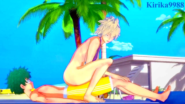 Intense 3D Hentai Sex With Himiko Toga, Mitsuki Bakugo, and Izuku Midoriya