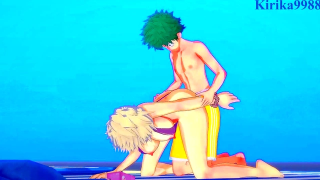 Intense 3D Hentai Sex With Himiko Toga, Mitsuki Bakugo, and Izuku Midoriya