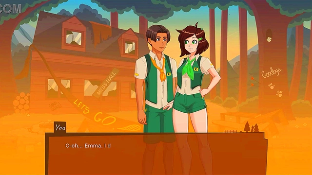 Soft-Ass Anime Cutie Gets Pleasured at Camp Mourning Wood by LoveSkySanHentai