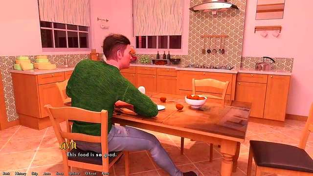 Gorgeous BustyBrunette Teacher seduces me at home for intense 3D Hentai Action