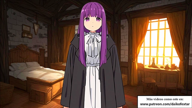 Frieren, Fern & Ubel Give Foot JOI pleasures in Anime Bliss